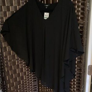 Elegant Dolman Sleeve Lined Blouse